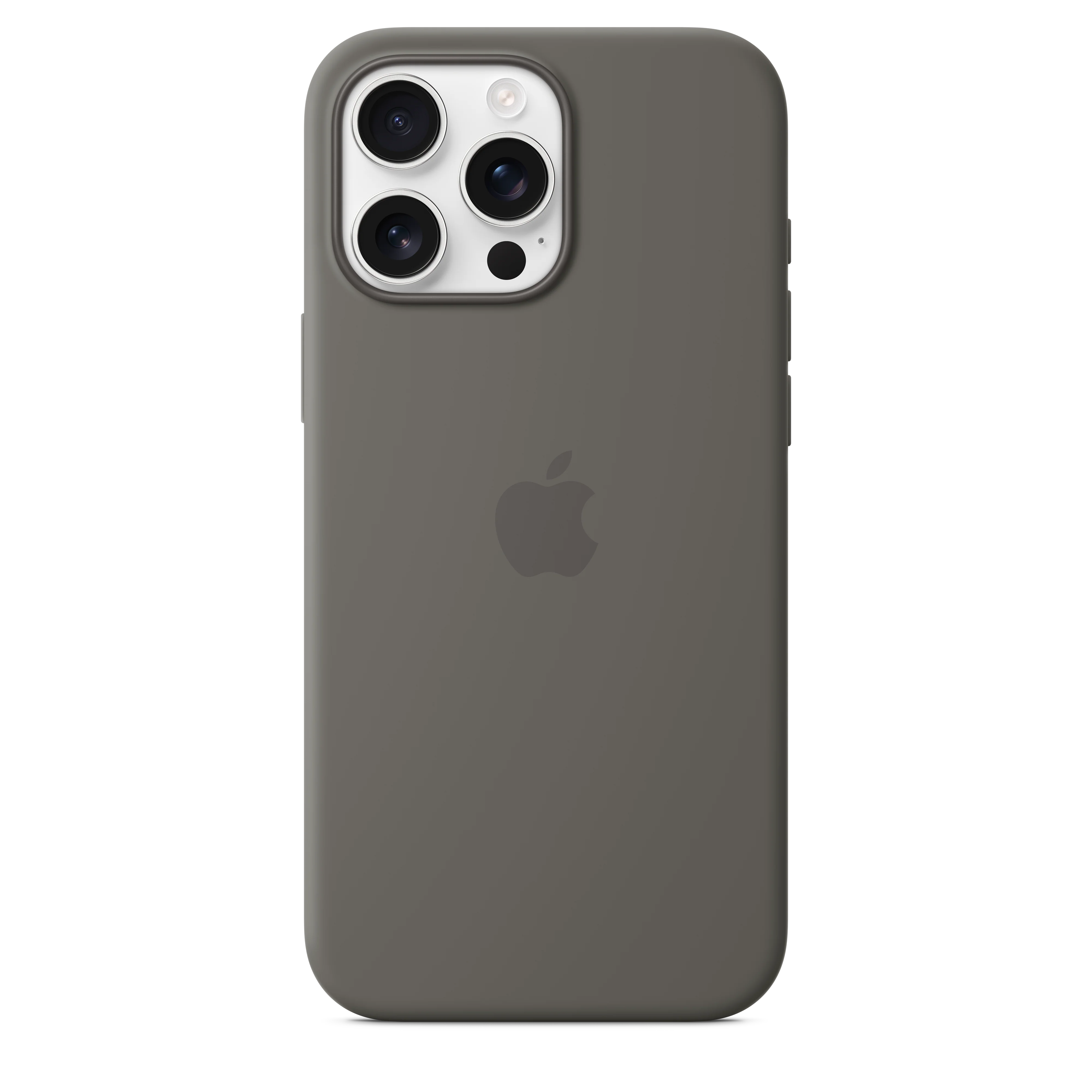 Capa em silicone com MagSafe para iPhone 16 Pro Max - Cinzento rocha - Image 3