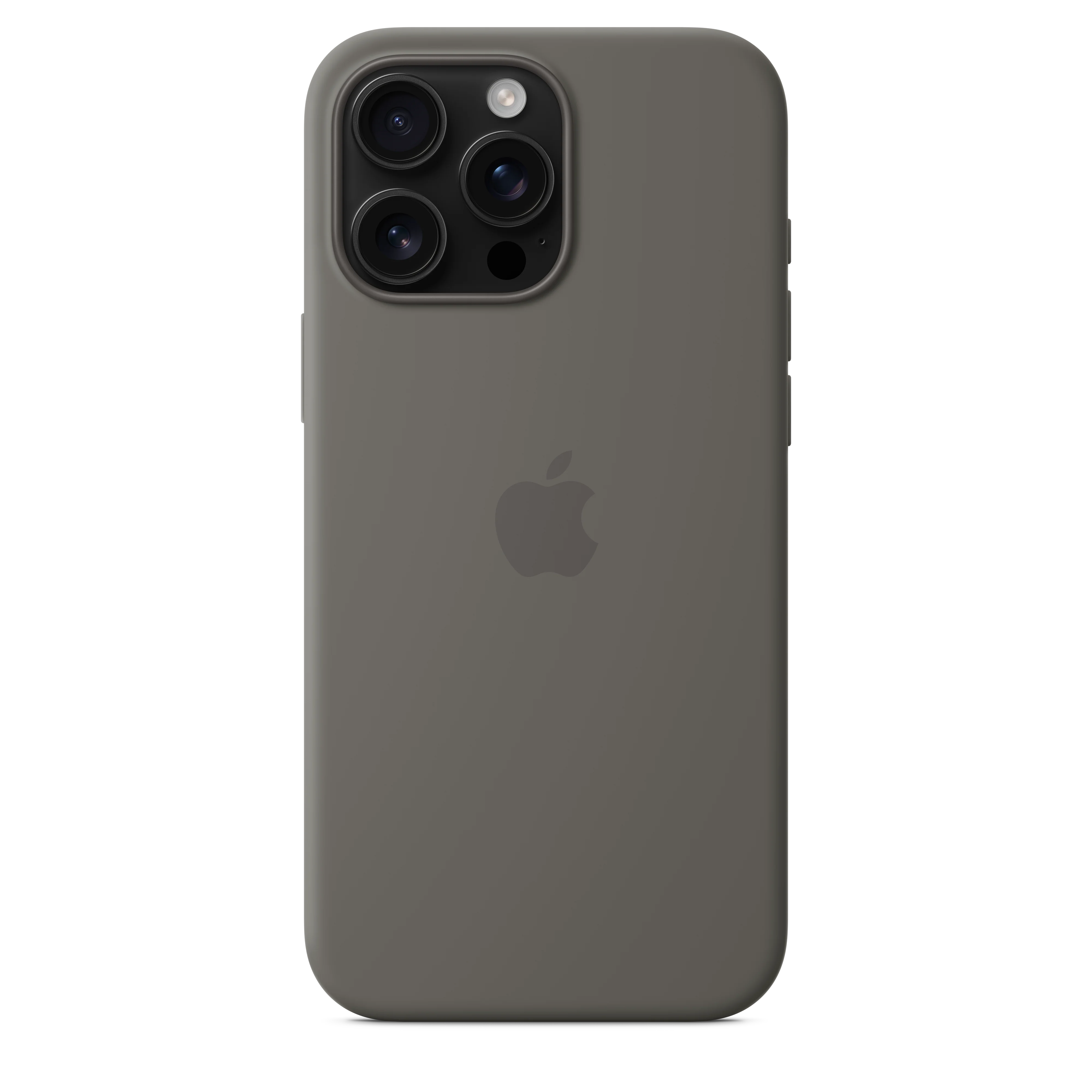 Capa em silicone com MagSafe para iPhone 16 Pro Max - Cinzento rocha - Image 4