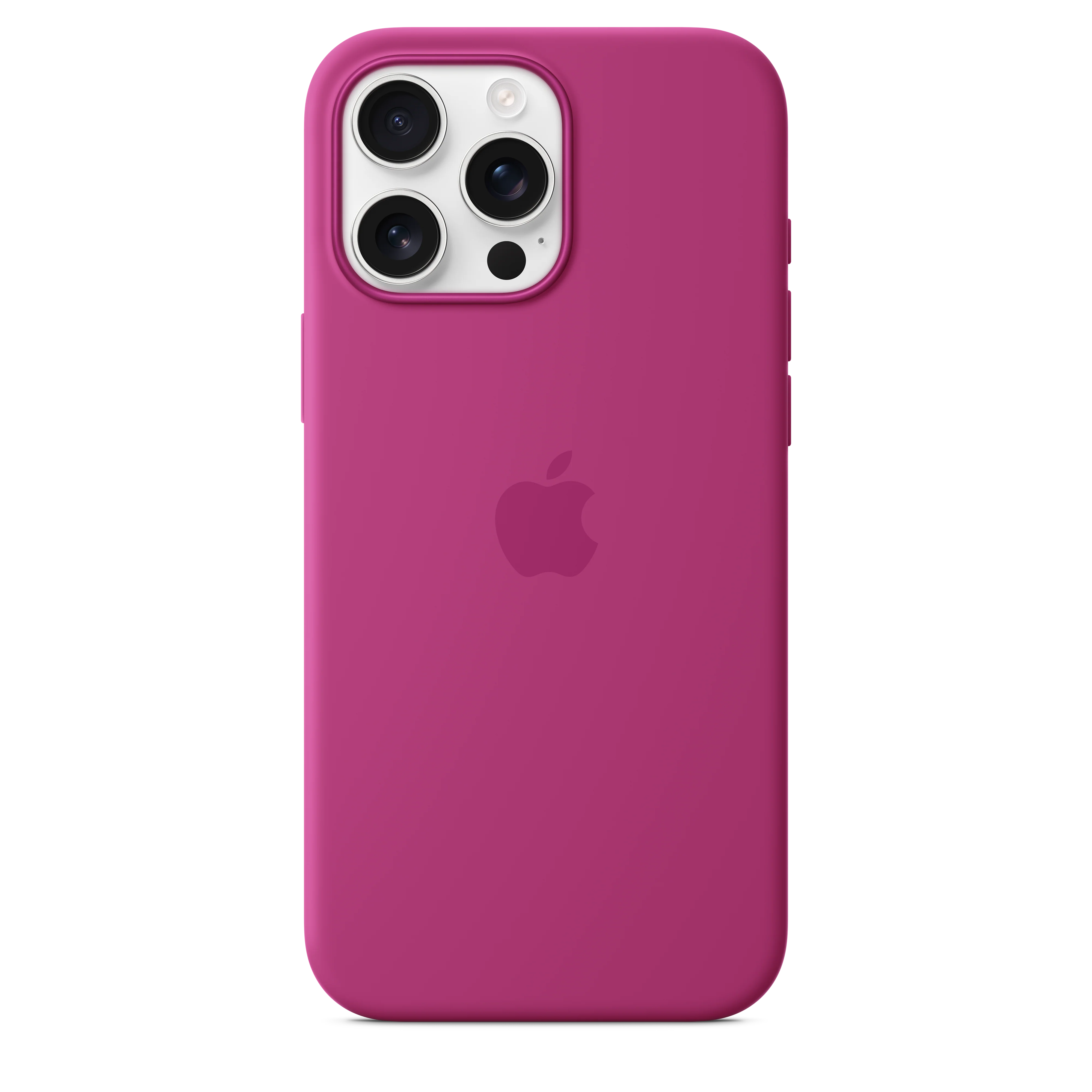 Capa em silicone com MagSafe para iPhone 16 Pro Max - Fúcsia - Image 3