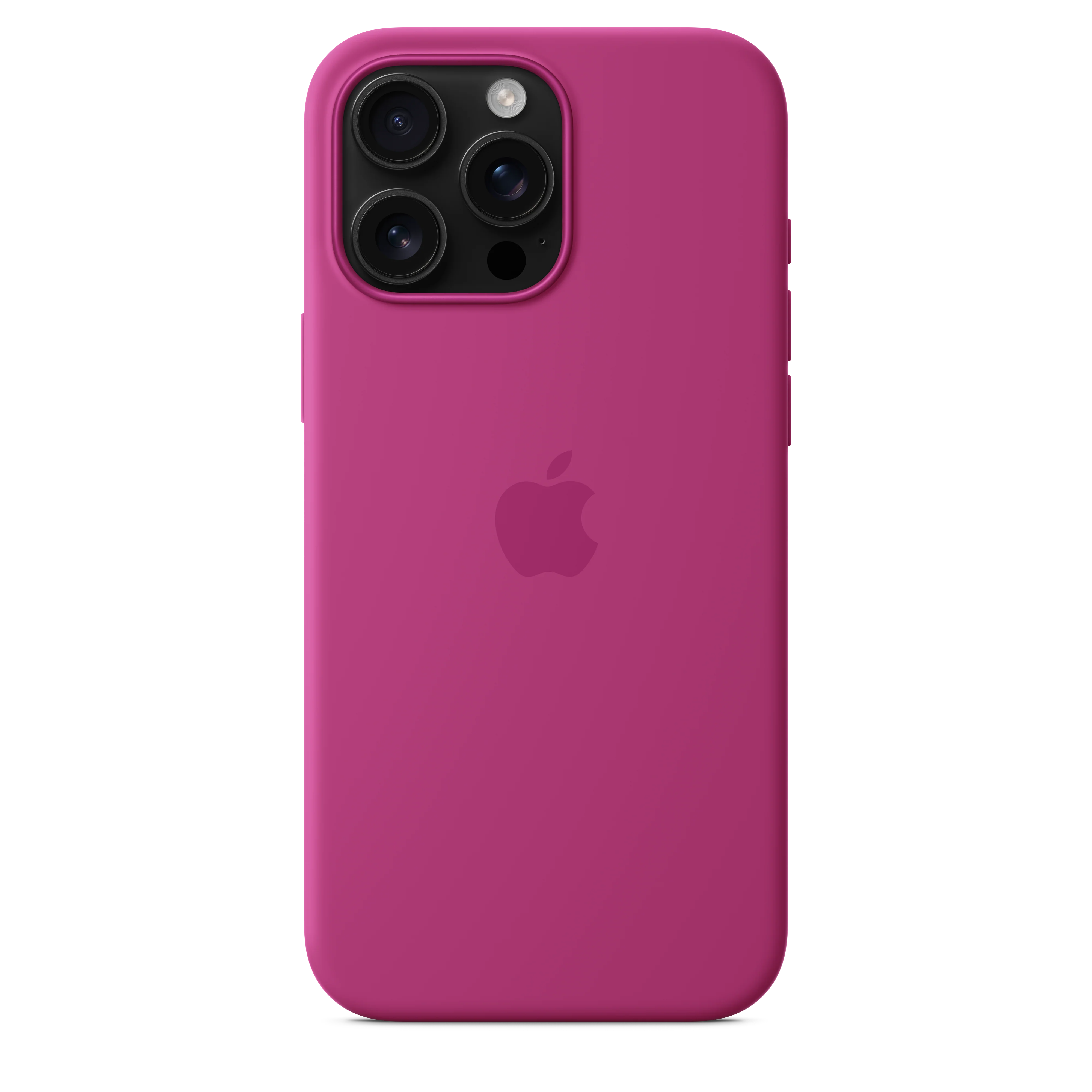 Capa em silicone com MagSafe para iPhone 16 Pro Max - Fúcsia - Image 4