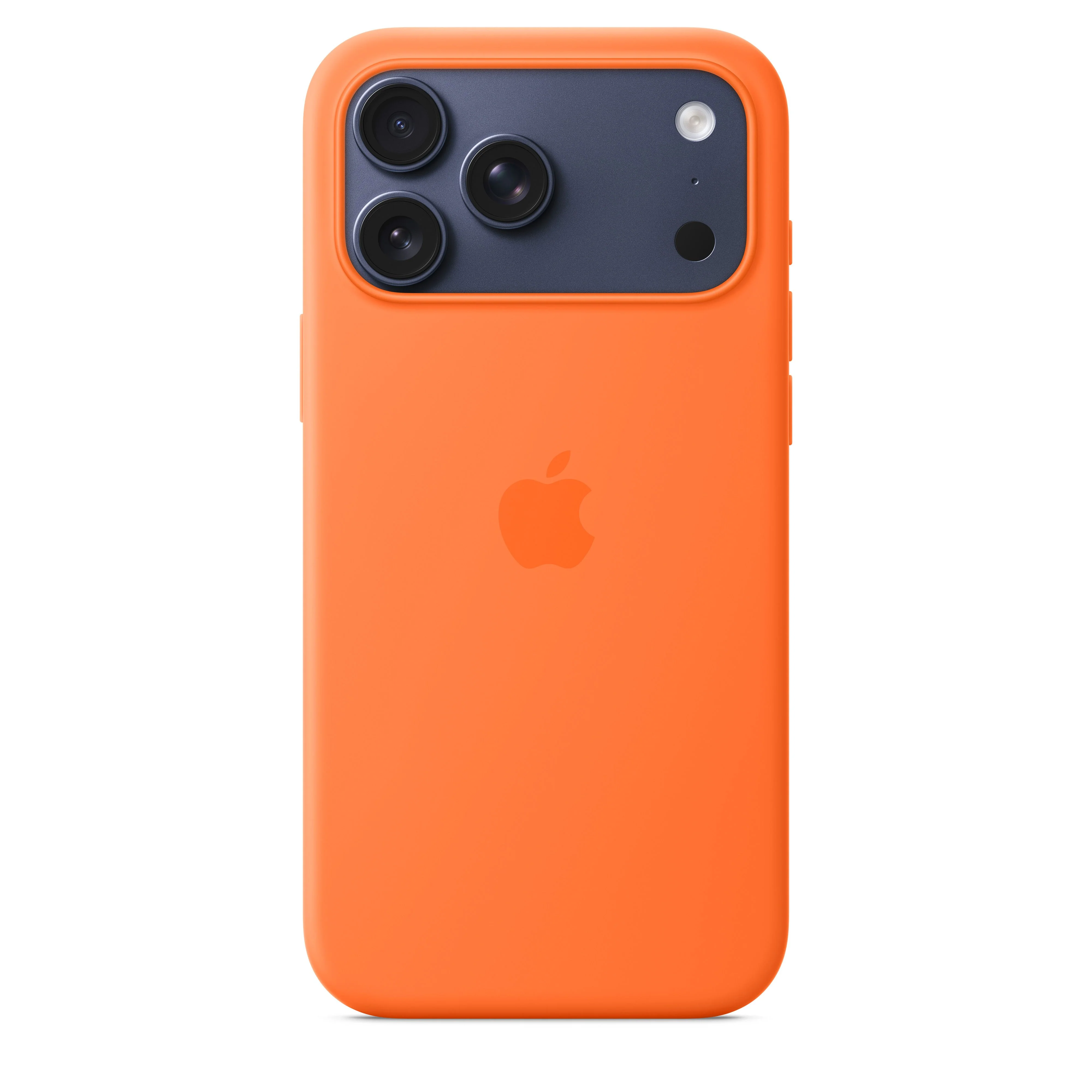Capa em silicone com MagSafe para iPhone 17 Pro Max – Laranja - Image 3