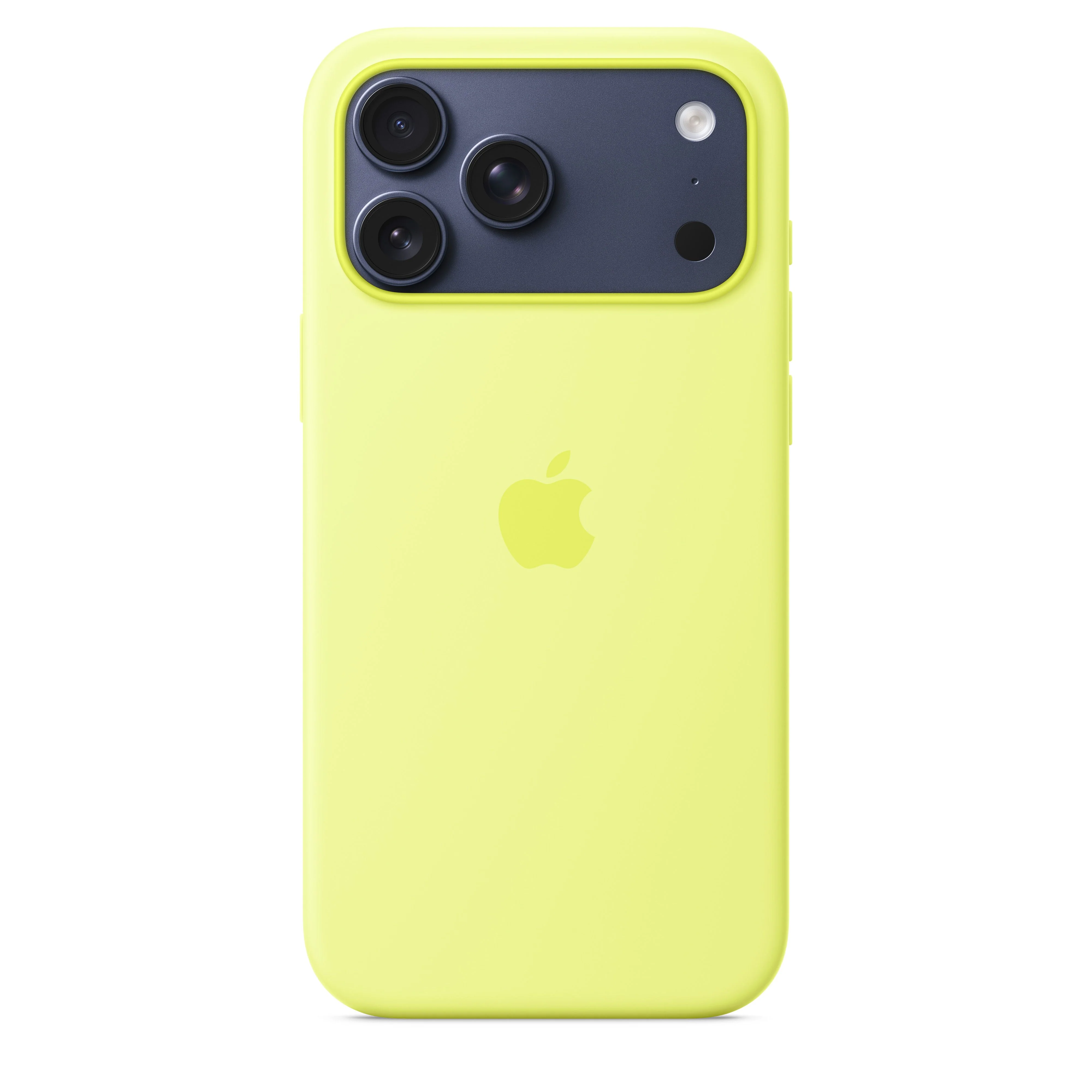 Capa em silicone com MagSafe para iPhone 17 Pro Max – Amarelo-néon - Image 3