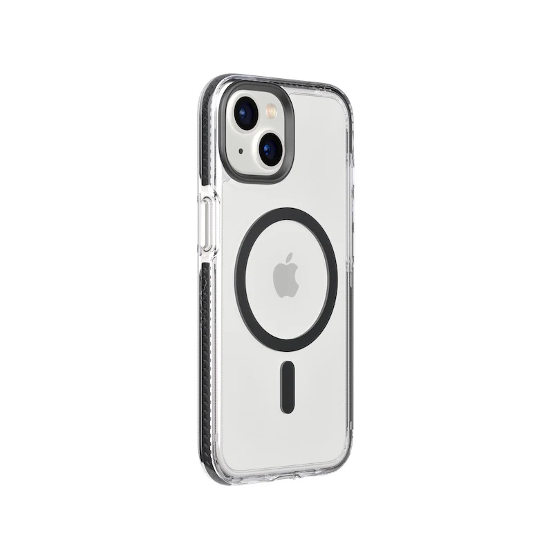 Capa para iPhone 14 TECH21 Evo Crystal com MagSafe - Grafite/Preto - Image 6