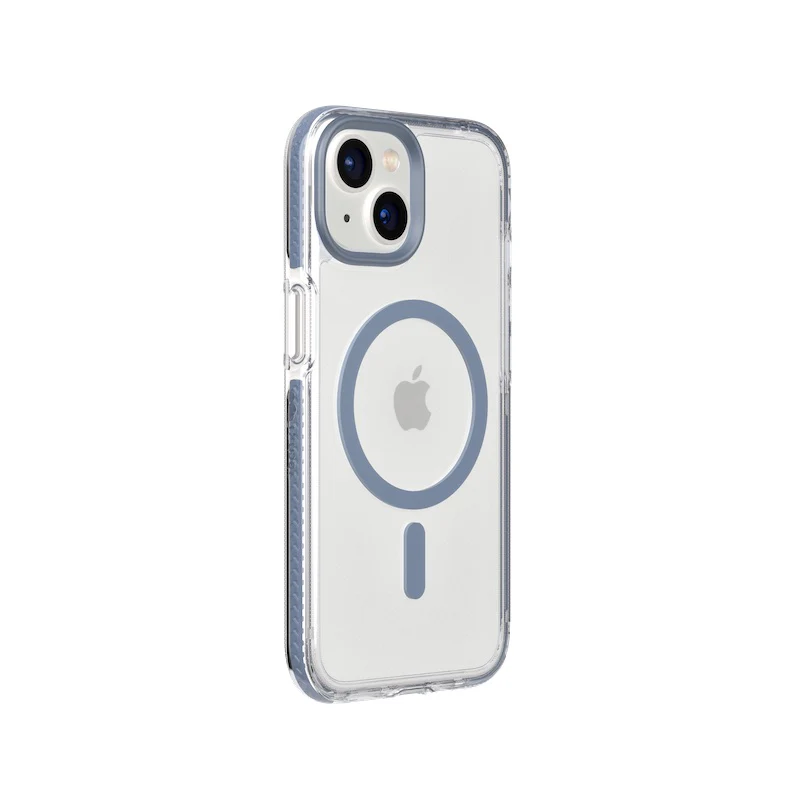 Capa para iPhone 14 TECH21 Evo Crystal com MagSafe - Azul aço - Image 6