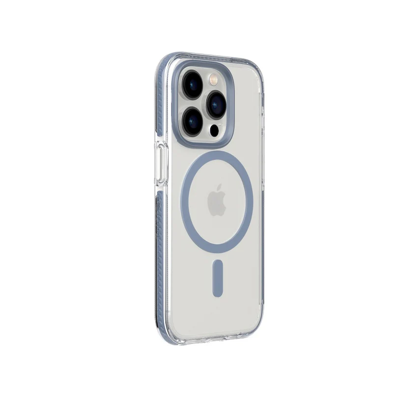 Capa para iPhone 14 Pro TECH21 Evo Crystal com MagSafe - Azul aço - Image 6