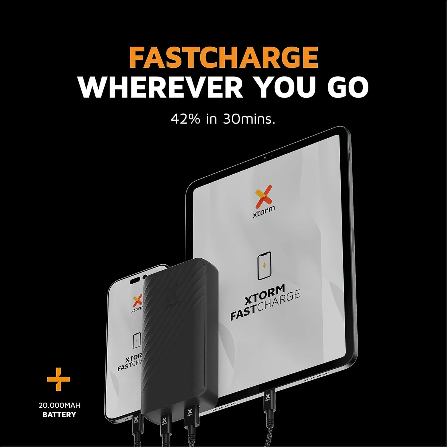 Powerbank Xtorm Go2 20.000mAh 15W - Preto carvão - Image 6
