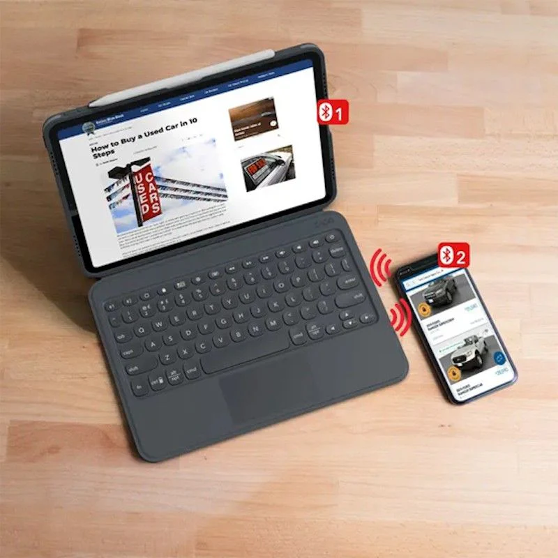 Capa com teclado e TrackPad para iPad 10.2 PT ZAGG Pro - Image 4